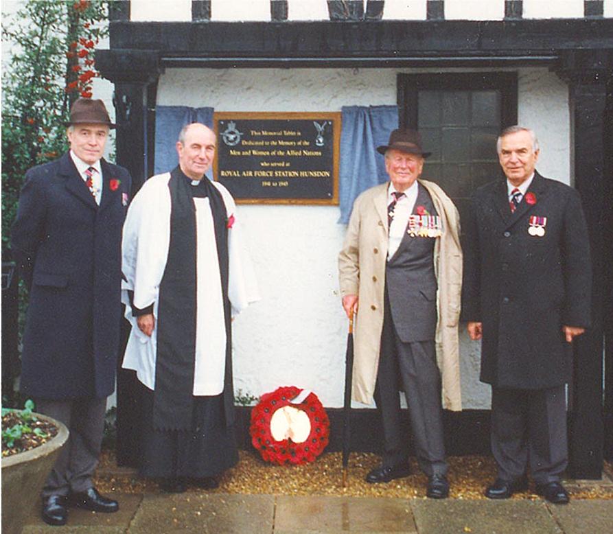 Image of RAF memorial dedication