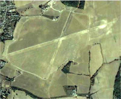 Remaining traces of the airfield