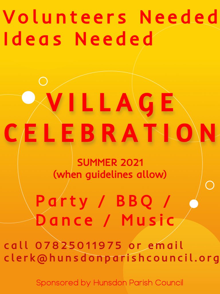 Village Celebration poster