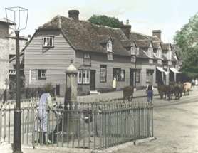 Hunsdon Village Pump and Lamp